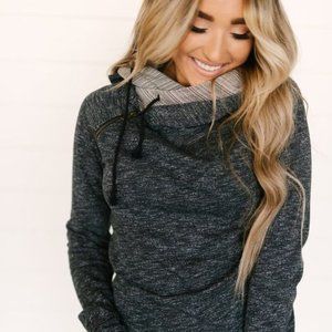 Ampersand Avenue DoubleHood - Charcoal + Aztec